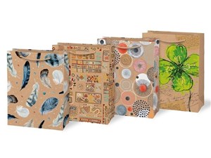 Obrazek Torebka na prezent M kraft 190x250x90