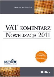Obrazek VAT komentarz Nowelizacja 2011