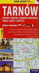 Obrazek Tarnów plan miasta 1:15 000 Bochnia, Brzesko, Dąbrowa Tarnowska, Dębica, Mielec, Ropczyce