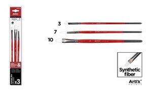 Bild von Pędzle syntetyczne miękkie 3szt