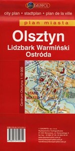 Bild von Olsztyn Lidzbark Warmiński Ostróda Plan miasta 1:17 000
