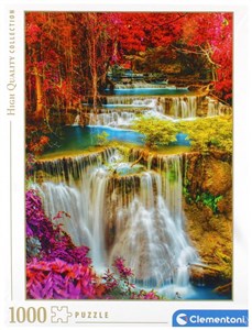 Obrazek Puzzle 1000 HQ Colourful Thai Falls 39821