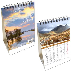 Obrazek Kalendarz 2026 biurkowy pionowy Polskie Krajobrazy