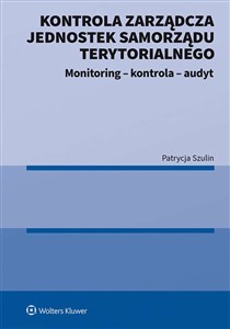 Bild von Kontrola zarządcza jednostek samorządu terytorialnego Monitoring - kontrola - audyt