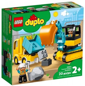 Obrazek Lego DUPLO 10931 Ciężarówka i koparka gąsienicowa
