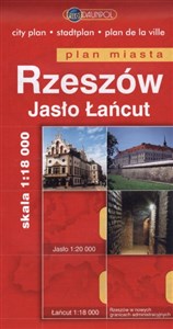 Obrazek Rzeszów Jasło Łańcut plan miasta 1:18 000