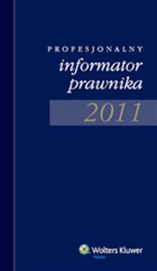 Obrazek Profesjonalny informator prawnika 2011