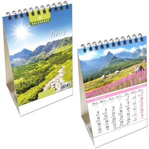 Obrazek Kalendarz 2026 biurkowy pionowy Tatry