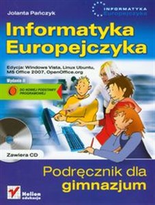 Obrazek Informatyka Europejczyka Podręcznik z płytą CD Edycja Windows Vista Gimnazjum