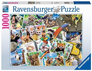 Obrazek Puzzle 1000 Zwierzaki w podróży