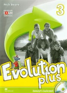 Obrazek Evolution Plus 3 Zeszyt ćwiczeń z płytą CD Szkoła podstawowa