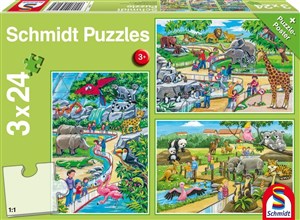 Obrazek Puzzle 3x24 Dzień w zoo G3