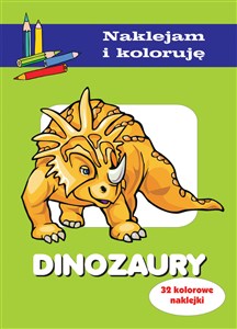 Obrazek Dinozaury. Naklejam i koloruję