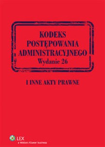 Bild von Kodeks postępowania administracyjnego I inne akty prawne