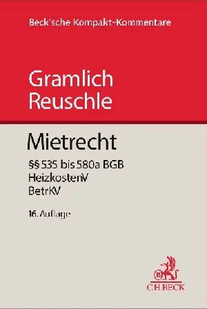 Bild von GRAMLICH, B: MIETRECHT