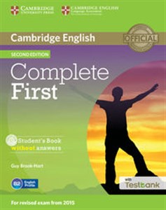 Bild von Complete First Student's Book without Answers + Testbank + CD