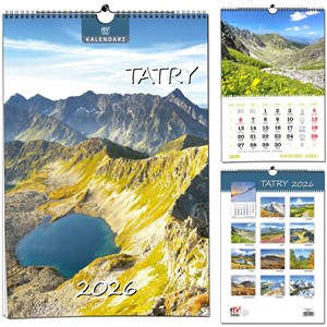 Bild von Kalendarz 2026 B3 7 planszowy Tatry