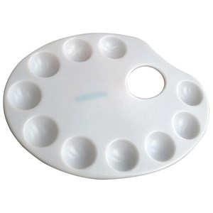 Bild von Paleta plastikowa owalna 23x17cm