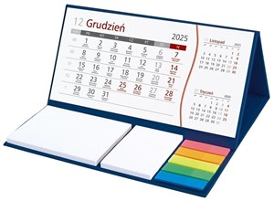 Bild von Kalendarz 2025 z notesem granatowy