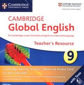 Obrazek Cambridge Global English 9 Cambridge Elevate Teacher's Resource Access Card