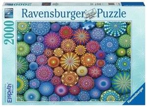 Bild von Puzzle 2000 Tęczowe mandale