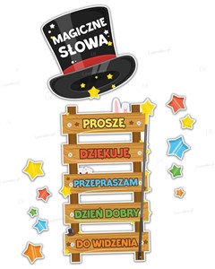 Bild von Dekoracje szkolne - Magiczne słowa 12el