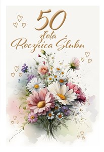 Obrazek Kartka okolicznościowa Rocznica ślubu 50