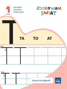 Obrazek Zdobywam świat. Zeszyt do kaligrafii Poziom 1