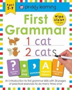 Obrazek First Grammar Ages 5-7 Wipe Clean Workbook