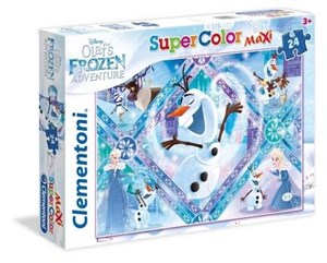 Bild von Puzzle 24 maxi SuperColor Olaf's Frozen Adventure