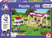 Pokaż szczegóły dla Puzzle 150 Schleich Wybieg dla koni + 2 figurki G3 Puzzle 150... -  fremdsprachige bücher polnisch