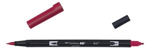 Bild von Flamaster dwustronny akwarelowy crimson (6szt)
