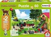 Pokaż szczegóły dla Puzzle 60 Schleich Zbiór siana + 2 figurki G3 Książka : Puzzle 60 ...