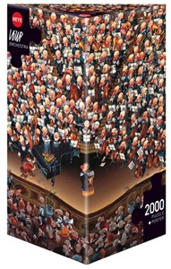 Obrazek Puzzle 2000 Szalona orkiestra, Loup Puzzle+plakat