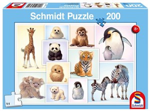 Obrazek Puzzle 200 Słodkie zwierzaki G3