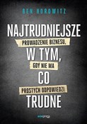 Książka : Najtrudnie... - Ben Horowitz