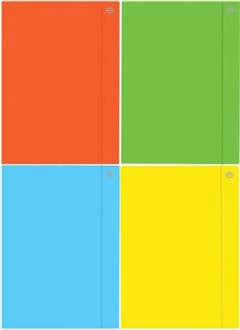 Bild von Teczka z gumką A4+ Fluo (10szt)