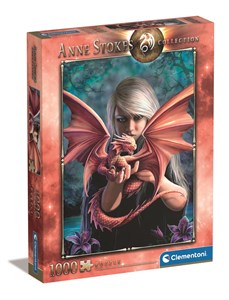 Bild von Puzzle 1000 Anne Stokes collection Dragon king 39640