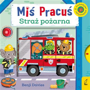 Obrazek Miś Pracuś Straż pożarna z ruchomymi elementami