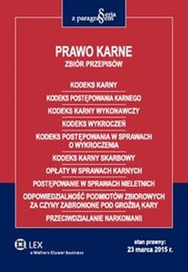 Obrazek Prawo karne Zbiór przepisów