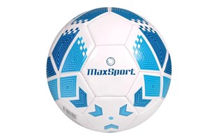 Obrazek Piłka nożna Max Sport biało-niebieska