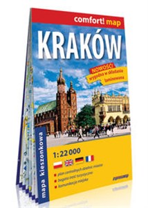 Bild von Kraków kieszonkowy laminowany plan miasta 1:22 000 comfort! map