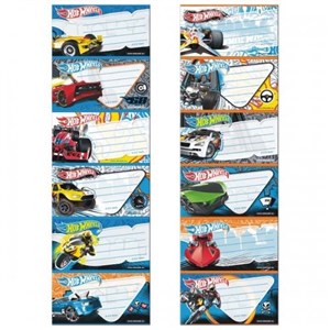 Obrazek Naklejki na zeszyt Hot Wheels (25szt)