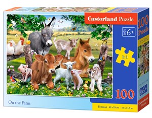 Bild von Puzzle 100 On the Farm