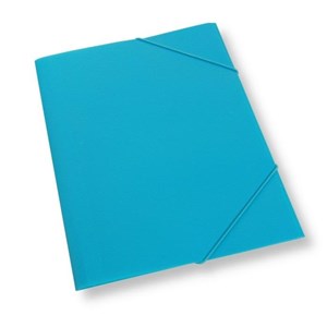 Bild von Teczka A4 z gumką plastikowa jasnoniebieska