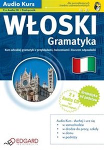 Obrazek Włoski Gramatyka Kurs włoskiej gramatyki z przykładami, ćwiczeniami i kluczem odpowiedzi