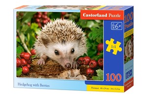 Bild von Puzzle 100 Hedgehog with Berries