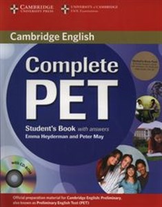 Obrazek Complete PET Student's Book with answers +3CD