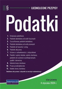 Obrazek Podatki ujednolicone przepisy 4.01.2024