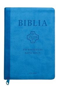 Obrazek Biblia Pierwszego Kościoła błękitna z paginatorami i suwakiem